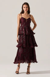 Wine floral print