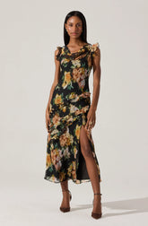 Black floral