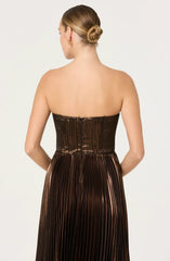 Metallic brown