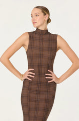 Brown plaid
