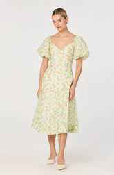 Yellow multi floral