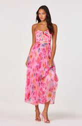 Pink multi floral