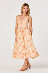 Orange floral