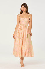 Peach floral