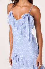 Blue polka dot