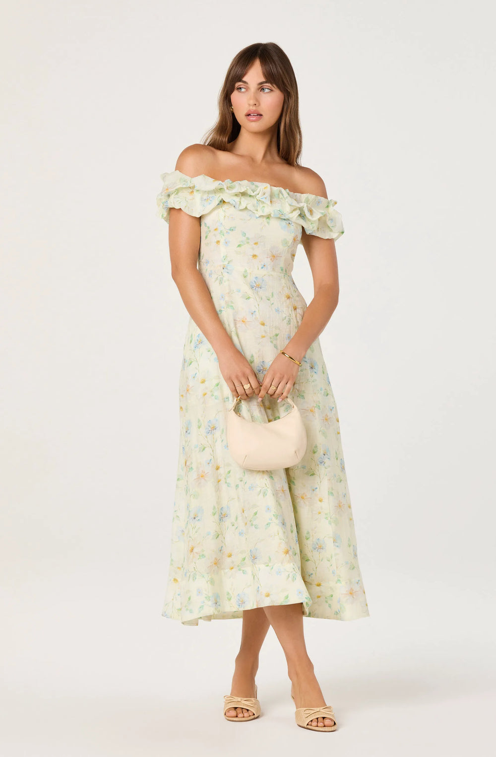 Pale yellow floral