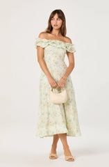 Pale yellow floral