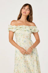 Pale yellow floral