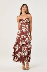 Brown floral