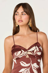 Brown floral
