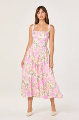 Pink lilac floral