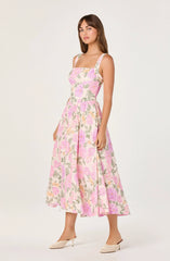 Pink lilac floral