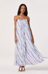 Blue lilac stripe