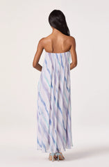 Blue lilac stripe