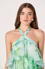 Green floral