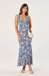 Blue floral