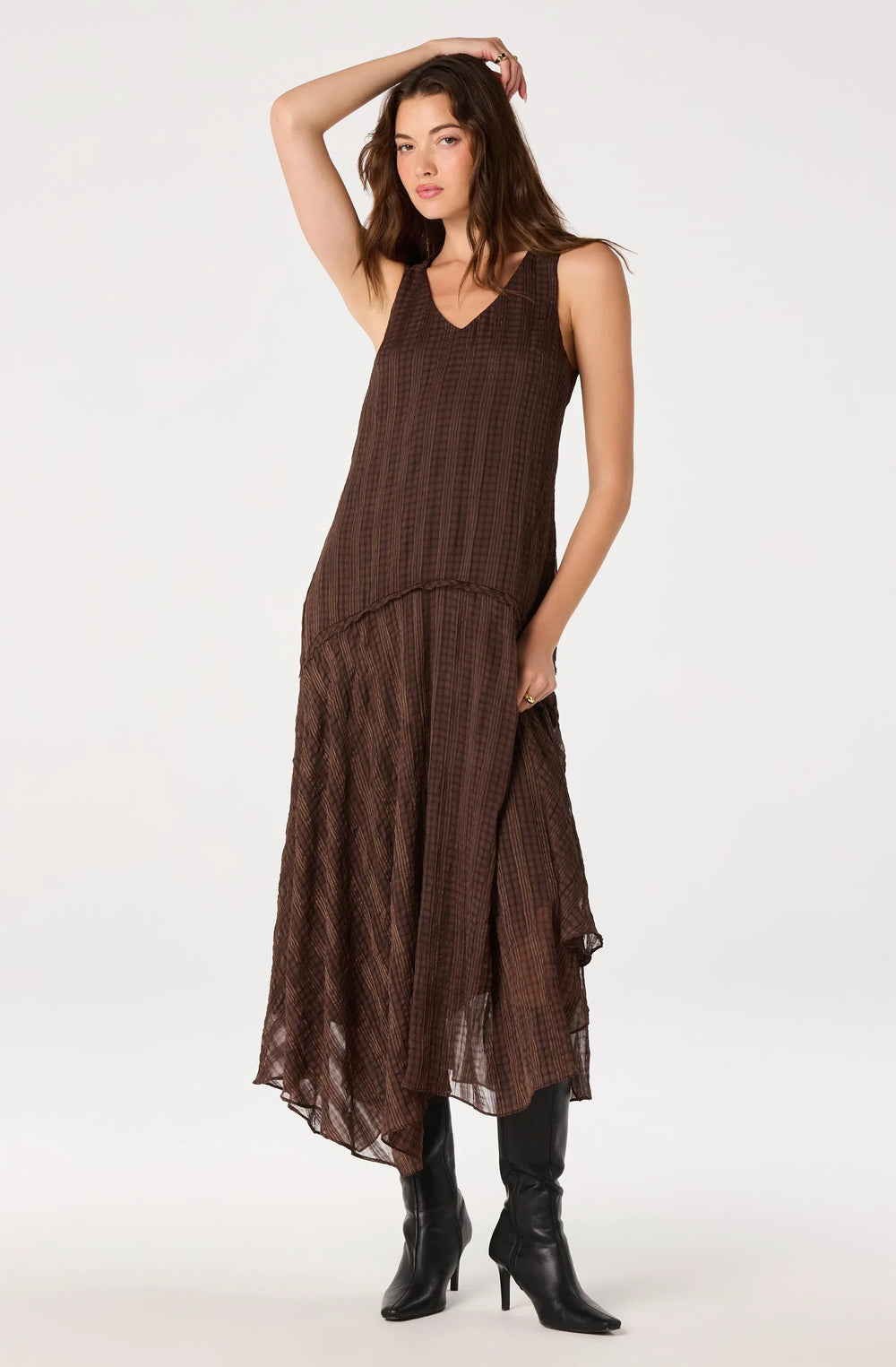 Brown plaid