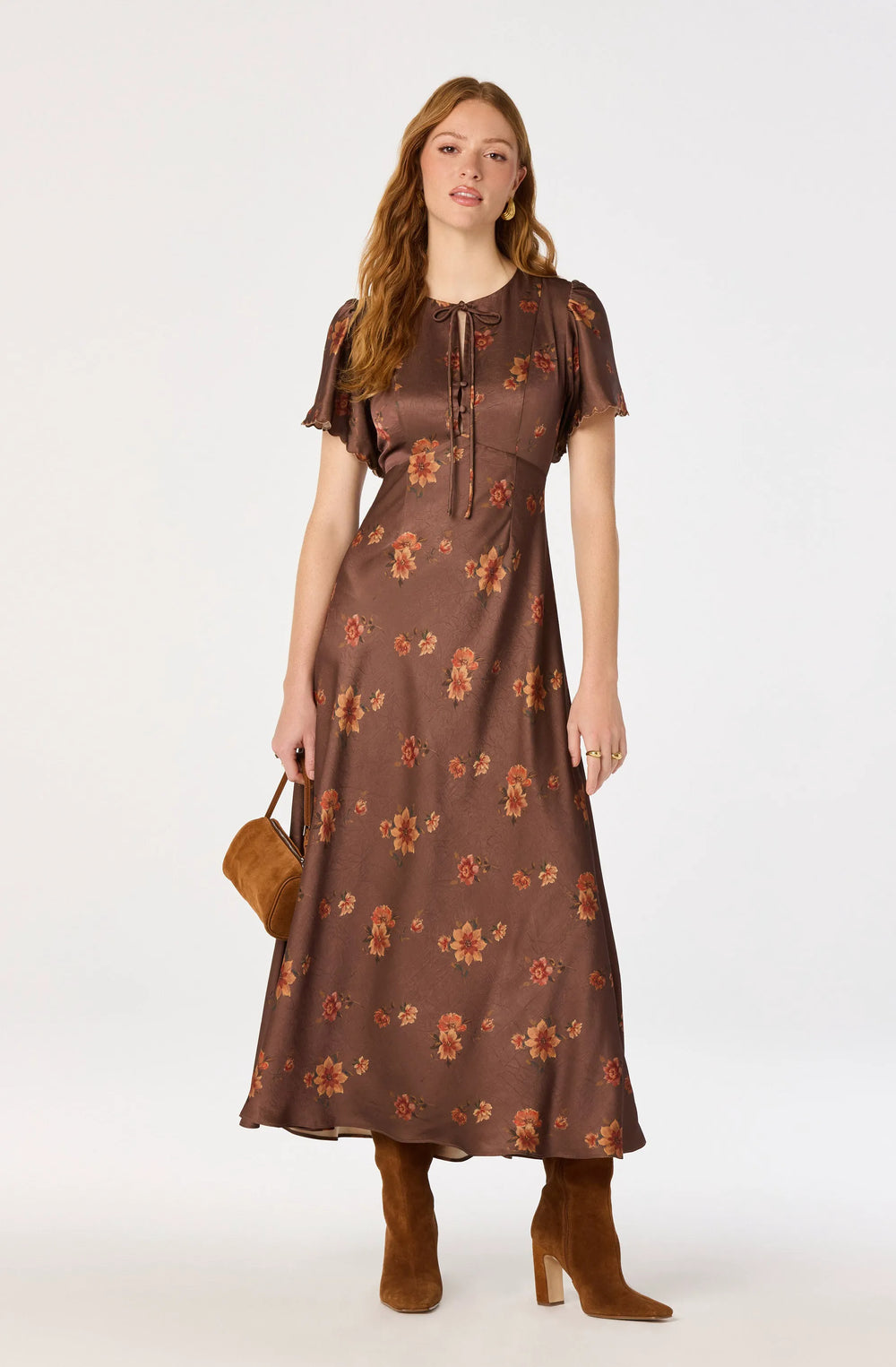 Light brown floral