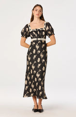 Black polka dot
