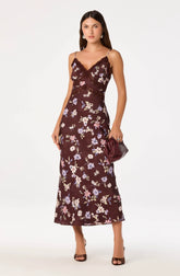 Brown floral