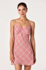 Pink plaid