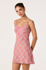 Pink plaid