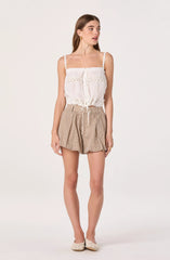 Brown gingham