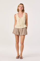 Brown gingham
