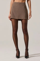 Brown houndstooth