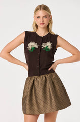 Brown floral