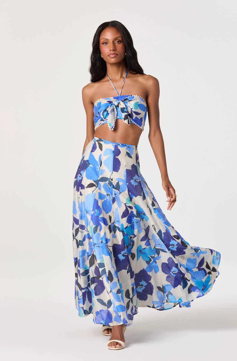Blue floral