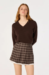 Burgundy plaid