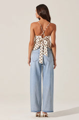 Brown polka dot