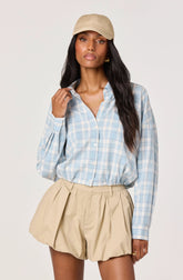 Blue plaid