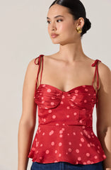 Red polka dot