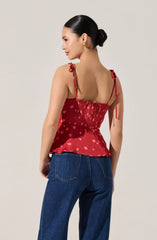 Red polka dot