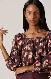 Brown floral