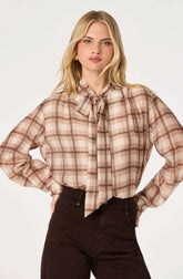 Brown plaid