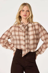 Brown plaid