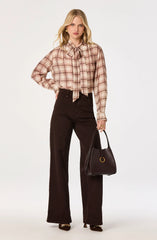 Brown plaid