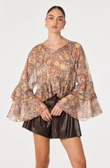 Brown floral