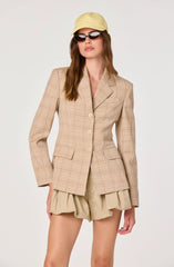 Tan plaid