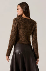 Brown cheetah print