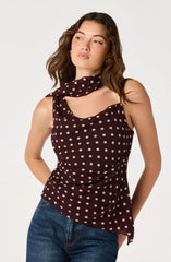Brown polka dot