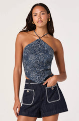 Navy bandana