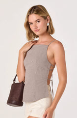 Brown gingham