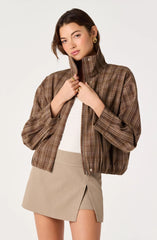 Brown plaid