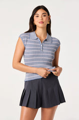 Blue pink stripe