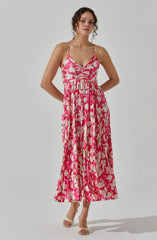 Pink cream floral