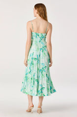 Teal multi floral